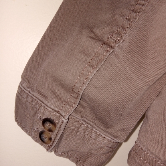 Express Taupe Cotton/Spandex Jacket Medium - Picture 8 of 13